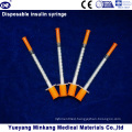 Disposable 1cc Insulin Syringes 0.5cc Insulin Syringes 0.3cc Insulin Syringes (ENK-YDS-044)